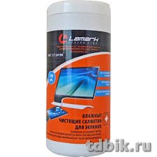 Средство чистящее для оргтехники Lamark, 100 шт. туба (для экранов)