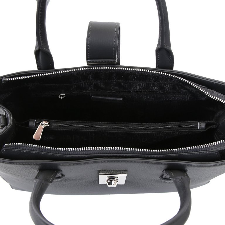 Сумка женская FABRETTI 32х24х8 см, нат. кожа, серый