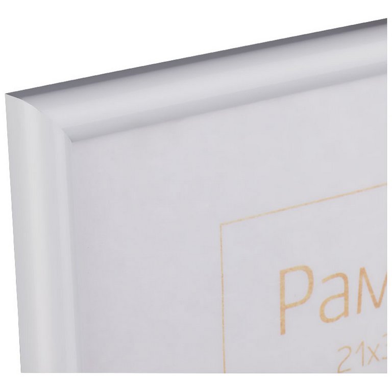 Рамка для фотографий 21*30 см пластик цв. белый (вставка пластик) OfficeSpace (багет 14мм)