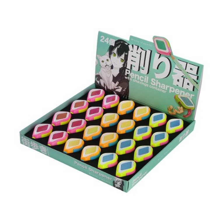 Точилка с контейнером Bruno Visconti "MANGA ANIME.CITY", 3 цвета