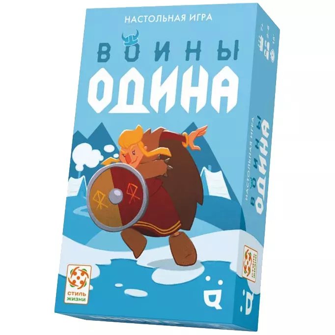 Игра настольная  .7+ с карточками "Воины Одина" Стиль Жизни