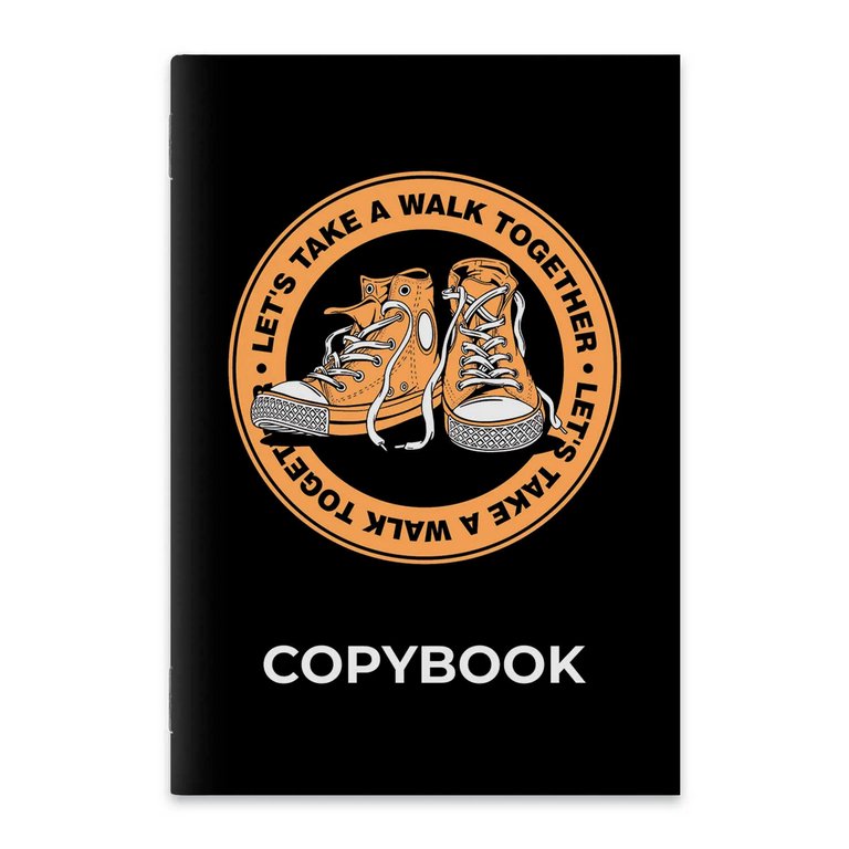 Тетрадь 48 лист в точку А5 на скрепке "КЕДЫ"