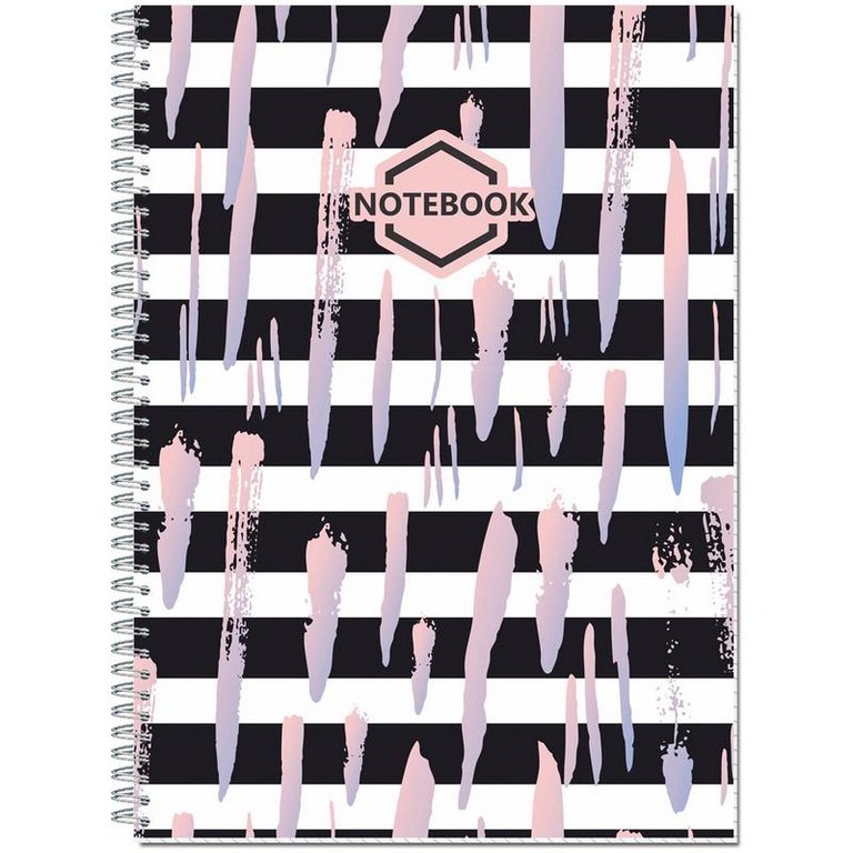 Тетрадь 120 лист кл А4 на гребне "Стильный офис"