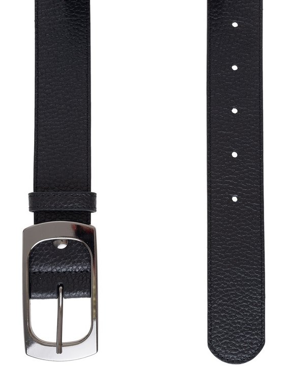 Ремень Alliance нат. кожа,  ширина 40мм, черный