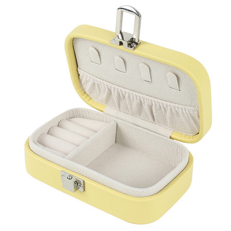 Шкатулка для украшений из кожзам ассорти 12х7,5х4 см