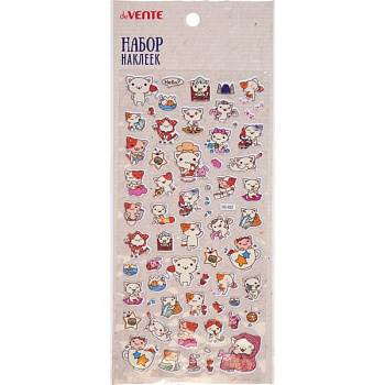 Наклейки объемные deVENTE "Котенок" 9,5x19,5 см