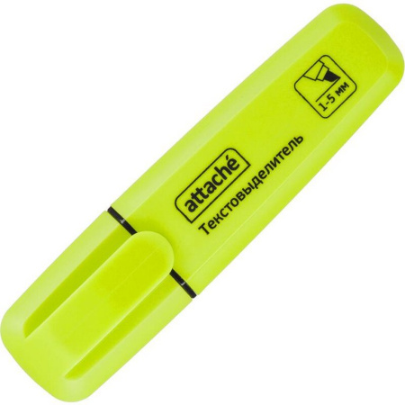 Текст-маркер Attache желтый, 1-5мм