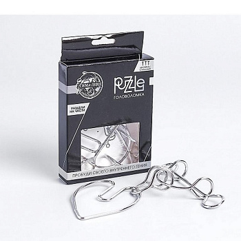 Головоломка из металла "Раздели на части" №3