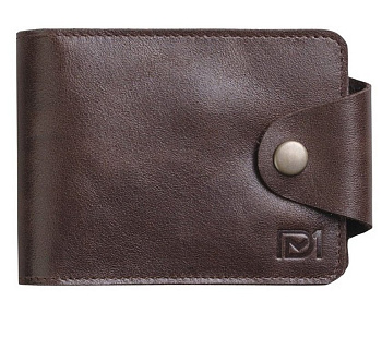 Портмоне D.Morelli "Титан" с RFID-защитой, нат.кожа, цвет коричневый