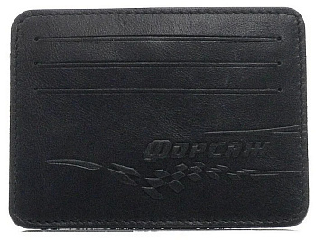 Картхолдер Форсаж-9 с RFID-защитой, нат. кожа, черный