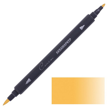 Аквамаркер  двусторонний "Сонет", цв. желтый средний