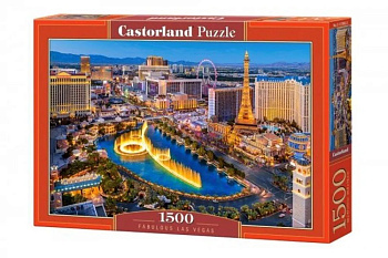 Пазлы 1500 дет. "Сказочный Лас-Вегас" Castor Land 9+