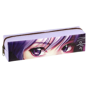 Пенал  для девочки MESHU "Neko" 20*5,5*4 см, иск.кожа