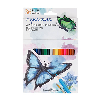 Набор карандашей акварельных 36 цв. BrunoVisconti "DreamWorld"