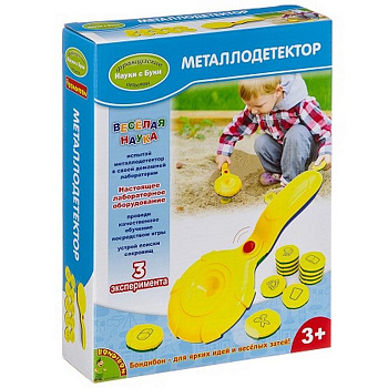Игра научная .3+ Опыты "Металлодетектор" Bondibon  арт.  JS014