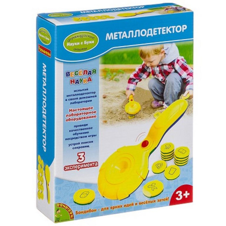 Игра научная .3+ Опыты "Металлодетектор" Bondibon  арт.  JS014