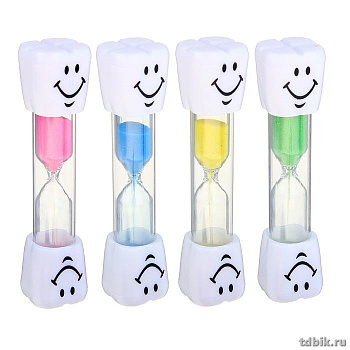 Часы песочные  1 минута "Зубик", 2*10см