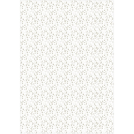 Бумага упаковочная 70*100см  в рулоне (ассорти) "Pattern on white" MESHU