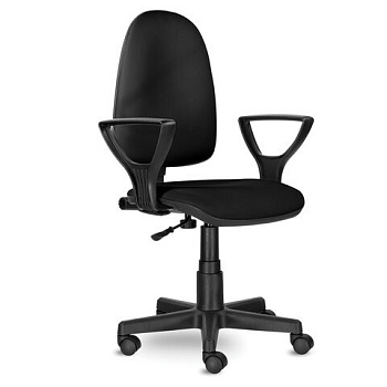 Кресло оператора BRABIX Prestige Ergo MG-311 (кож. зам, черное)