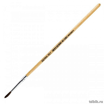 Кисть Белка № 3 круглая живописная Attomex