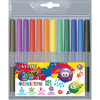 Набор фломастеров 12 цв. deVENTE "Cosmo"