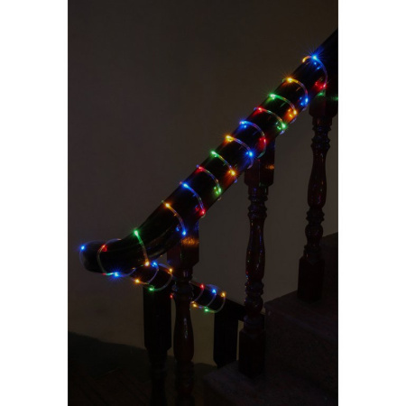 Гирлянда комнатная/уличная Шнур 10м, 100 цветных ламп