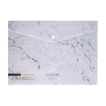 Папка-конверт на кнопке A4 пластик 0,18 мм "CARRARA" Bruno Visconti