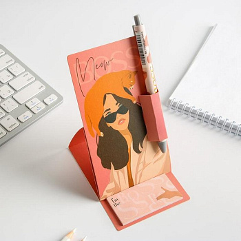 Набор подарочный "Boss" блок бумаги, ручка