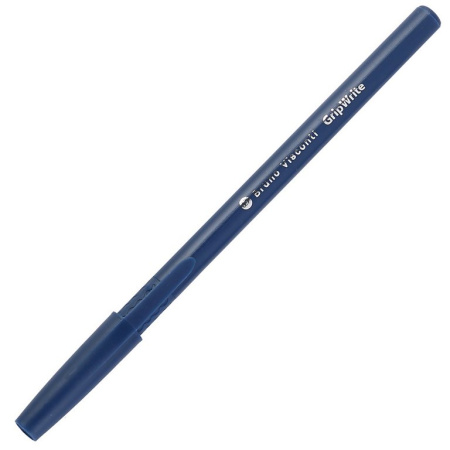 Ручка шариковая BV GripWrite "Navy" резин.упор 0,7мм синяя (линия 0,5мм) одноразовая