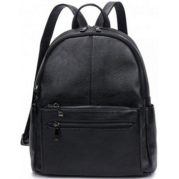 Рюкзак молодежный женский OrsOro иск. кожа 33*27*14 см, черный