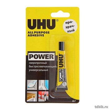 Клей универсальный UHU KRAFT прозрачный 6г