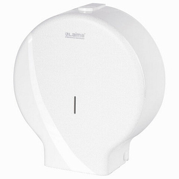 Диспенсер для туалетной бумаги в рулоне (1 рулон), белый пластик LAIMA PROFESSIONAL ORIGINAL