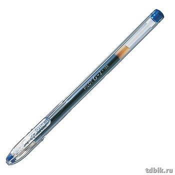 Ручка гелевая Pilot  0,5мм синяя (стерж.129мм, линия 0,25мм)