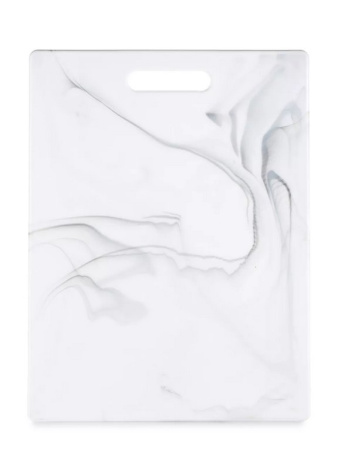 Доска разделочная MARBLE White ATTRIBUTE 27,5*36,5 см, пластик