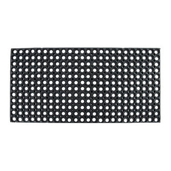 Коврик придверный грязесборный, резиновый ячеистый  50x100х1,6 см