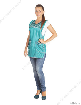 Спецодежда Фартук нейлоновый "Хозяюшка" р-р 52-54, цв. т. синий