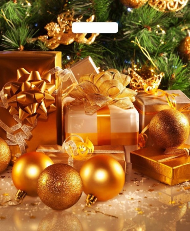 Пакет пробивной НГ 38*45 см (60 мкм) "Золотые шары"