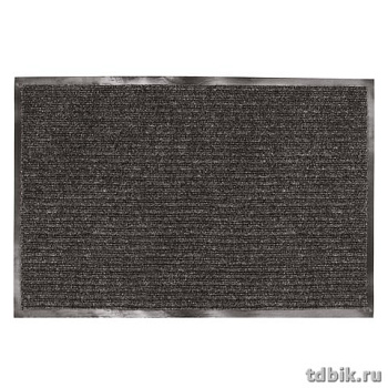 Коврик придверный влаго-грязезащитный черный 120*150см, ворс 7мм