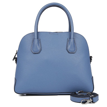 Сумка женская FABRETTI 31*25*13см, нат. кожа, синий