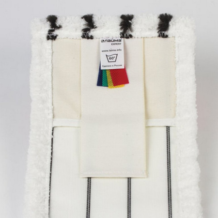 Моп для швабры ЛАЙМА (микрофибра/скраб) 50*14 cм (крепление тип У/К)