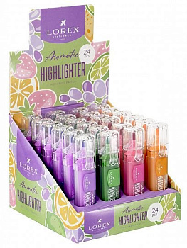 Текст-маркер LOREX "Aromatic" 1-3,5мм (ассорти) пастель, ароматизированный