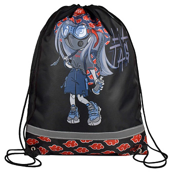 Сумка для обуви для девочки 48*36 см Феникс+ "Девочка с баллончиком"