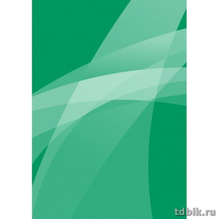 Блокнот А7  40л.,  75*105 мм, на гребне "Графика" зеленый