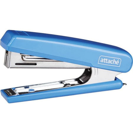 Степлер № 10 до 12л Attache синий с антистеплером
