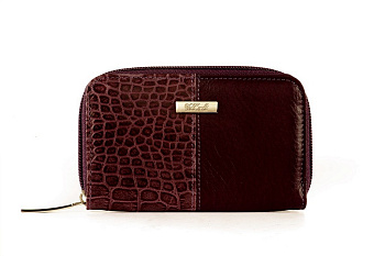 Футляр для ключей  D.Morelli "Агата" из нат.кожи, на молнии