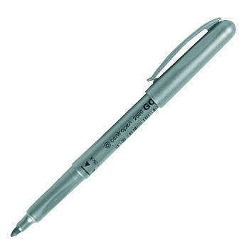 Маркер перманентный  1,8 мм Centropen Silver  серебро