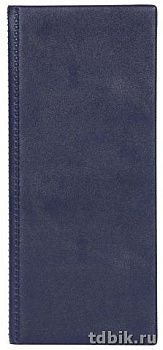 Визитница на 96 шт. с ввар. файлами (син.)