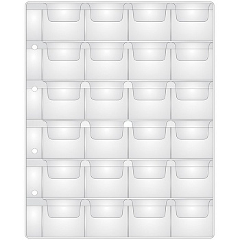 Лист для монет на 24 монеты 44*40, 120мкм OfficeSpace "Optima"