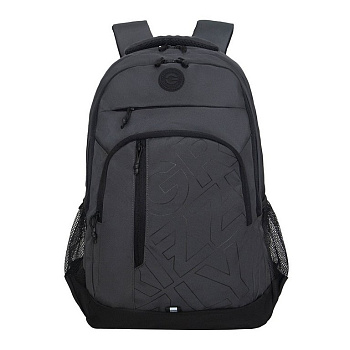 Рюкзак молодежный мужской Grizzly 47*32*17 см., серый