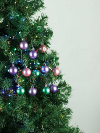 Набор шаров  цвет ассорти 40 мм 12 шт "Чудеса"